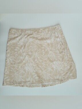 Rip Skirt Womens L Swim Cover-Up Hook & Loop Tan Wrap Skort Beach